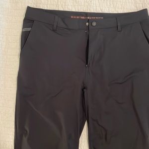 Rhone Black Pants 35 x 34